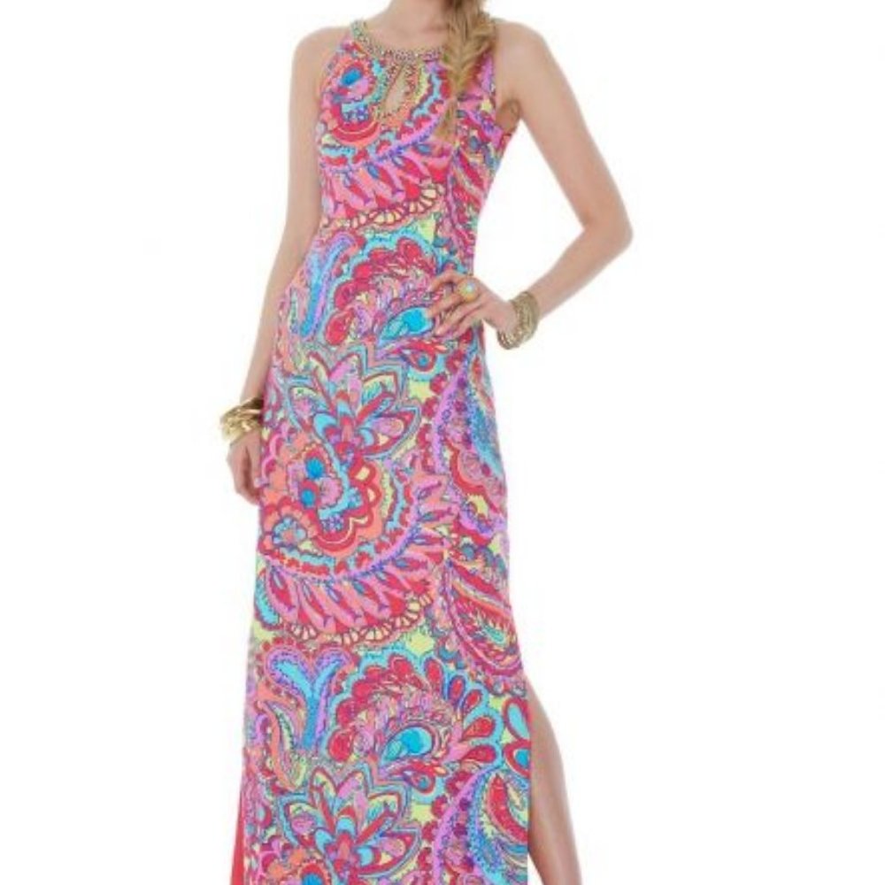 Lilly Pulitzer Delfina Maxi Dress Size 0